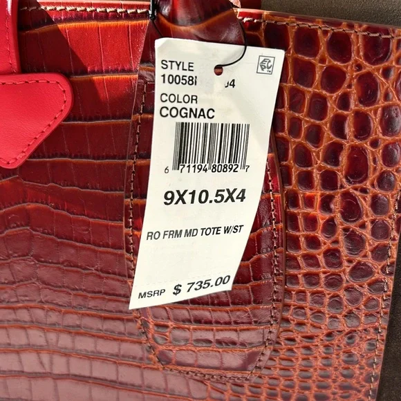 NWT rare Longchamp Roseau Medium Tote with crossbody strap - Picture 3 of 10